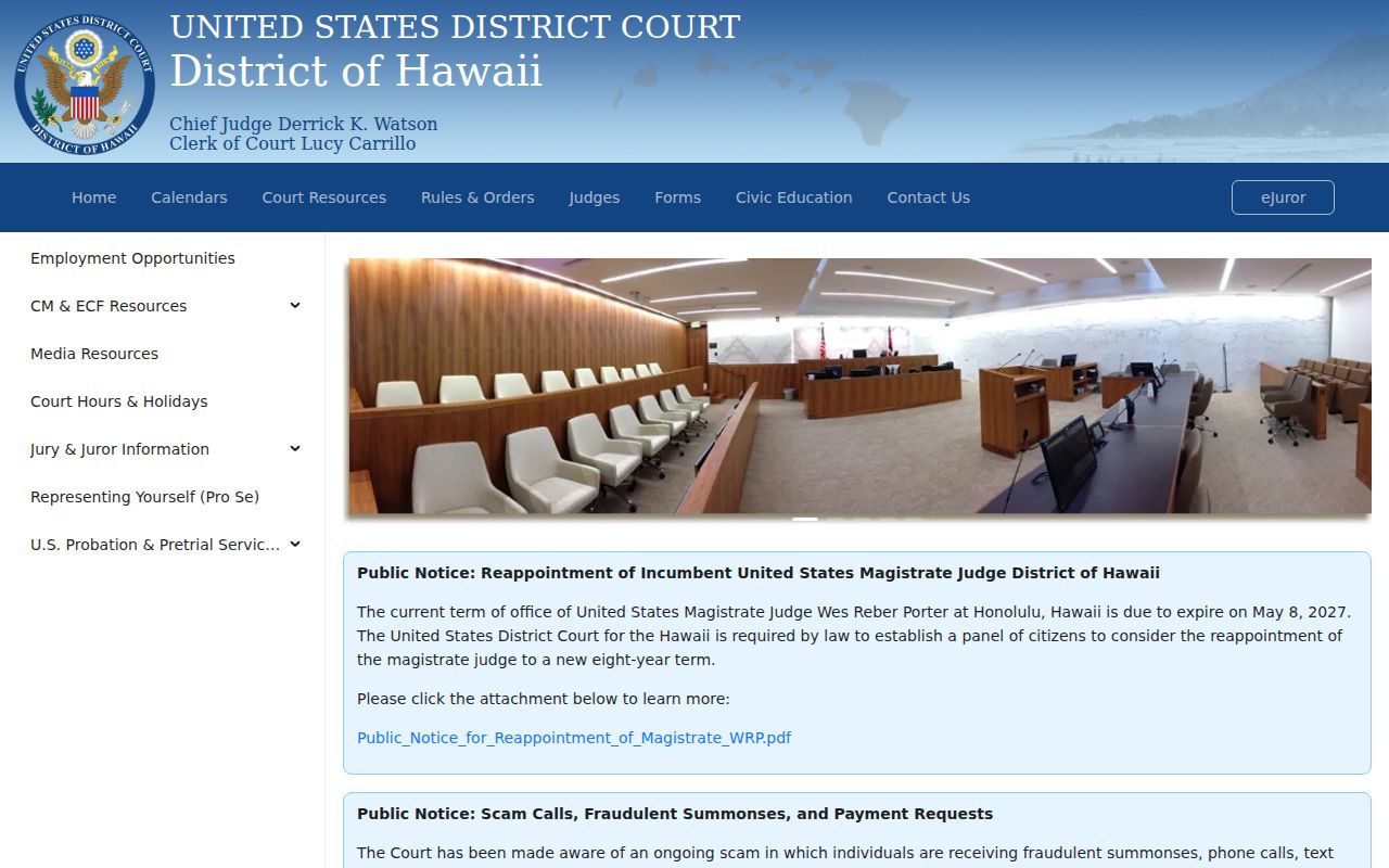 Kauaʻi County court records compared with District of Hawaiʻi federal records